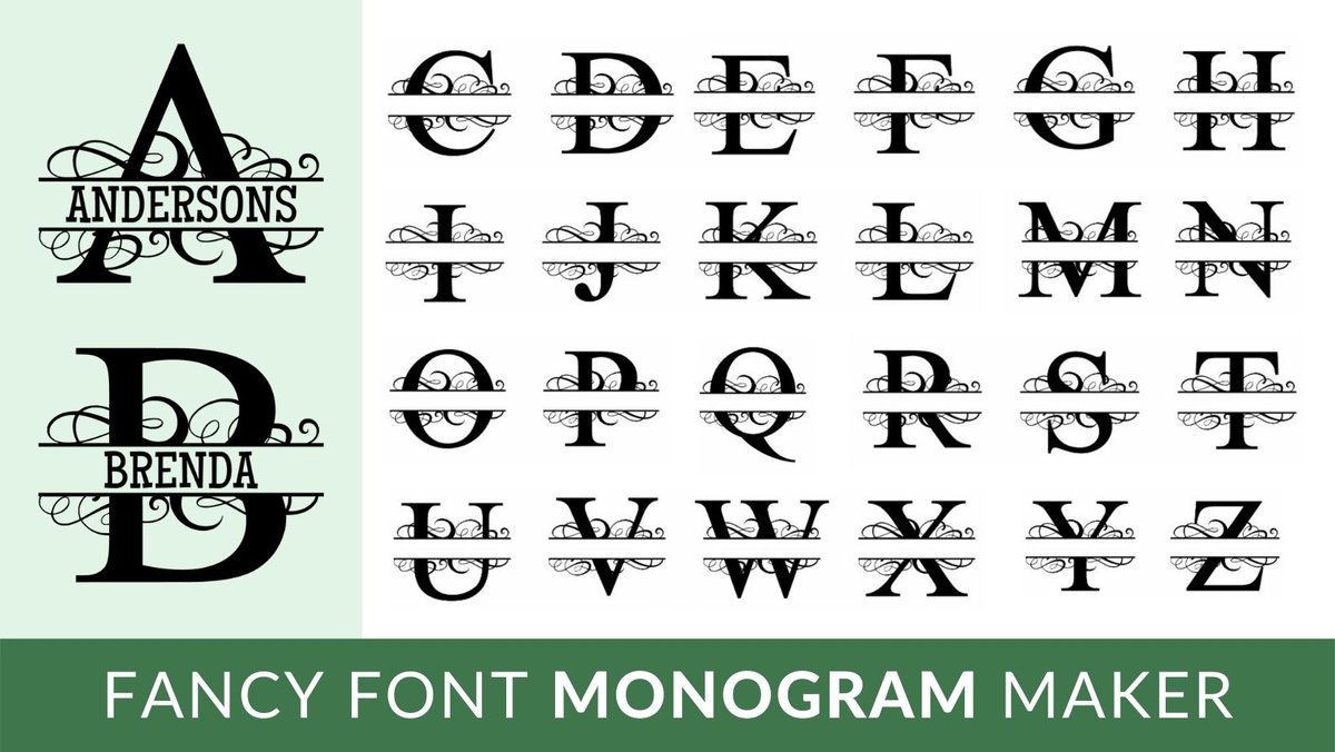 Best Practices for Using and Printing 3-Initial Monograms